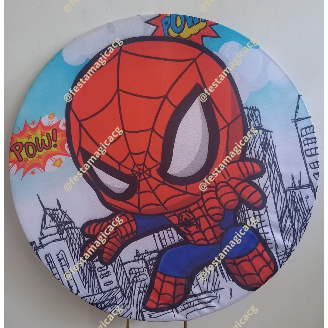 Capa Painel 50 Homen Aranha Baby  - Olivete Filgueira