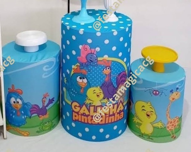 Cilindro Galinha Pintadinha  - Olivete Filgueira