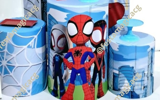 Capa Cilindro Spider E Seus Amigos 2 - Olivete Filgueira