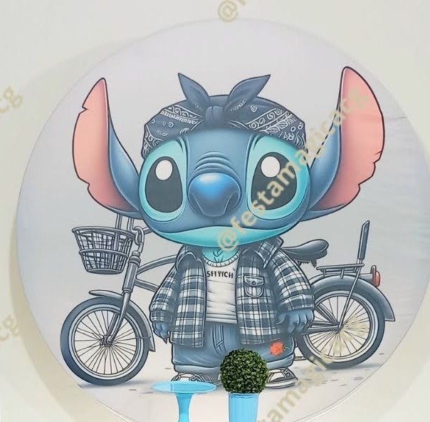 Painel Stich Moto - Olivete Filgueira