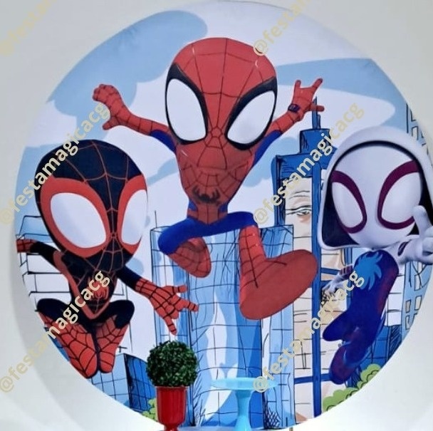 Capa Painel Spider E Seus Amigos 2 - Olivete Filgueira