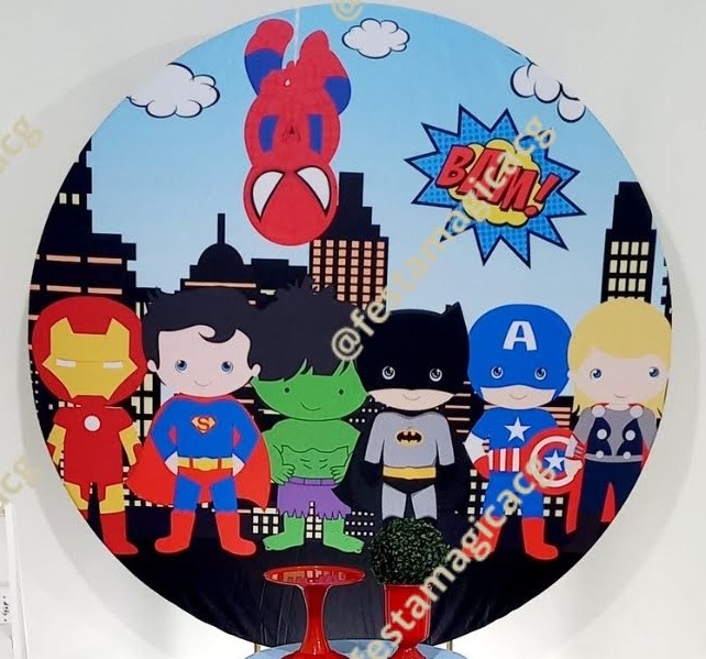 Painel Vingadores Baby 1 - Olivete Filgueira
