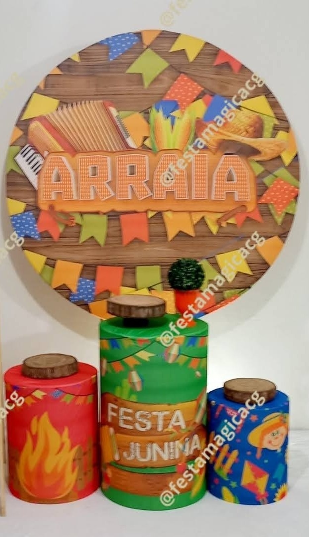 Kmini Arraia Cilindro G Festa Junina - Olivete Filgueira