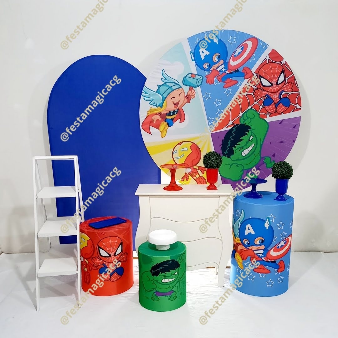 K3 Vingadores Colorido  - Olivete Filgueira