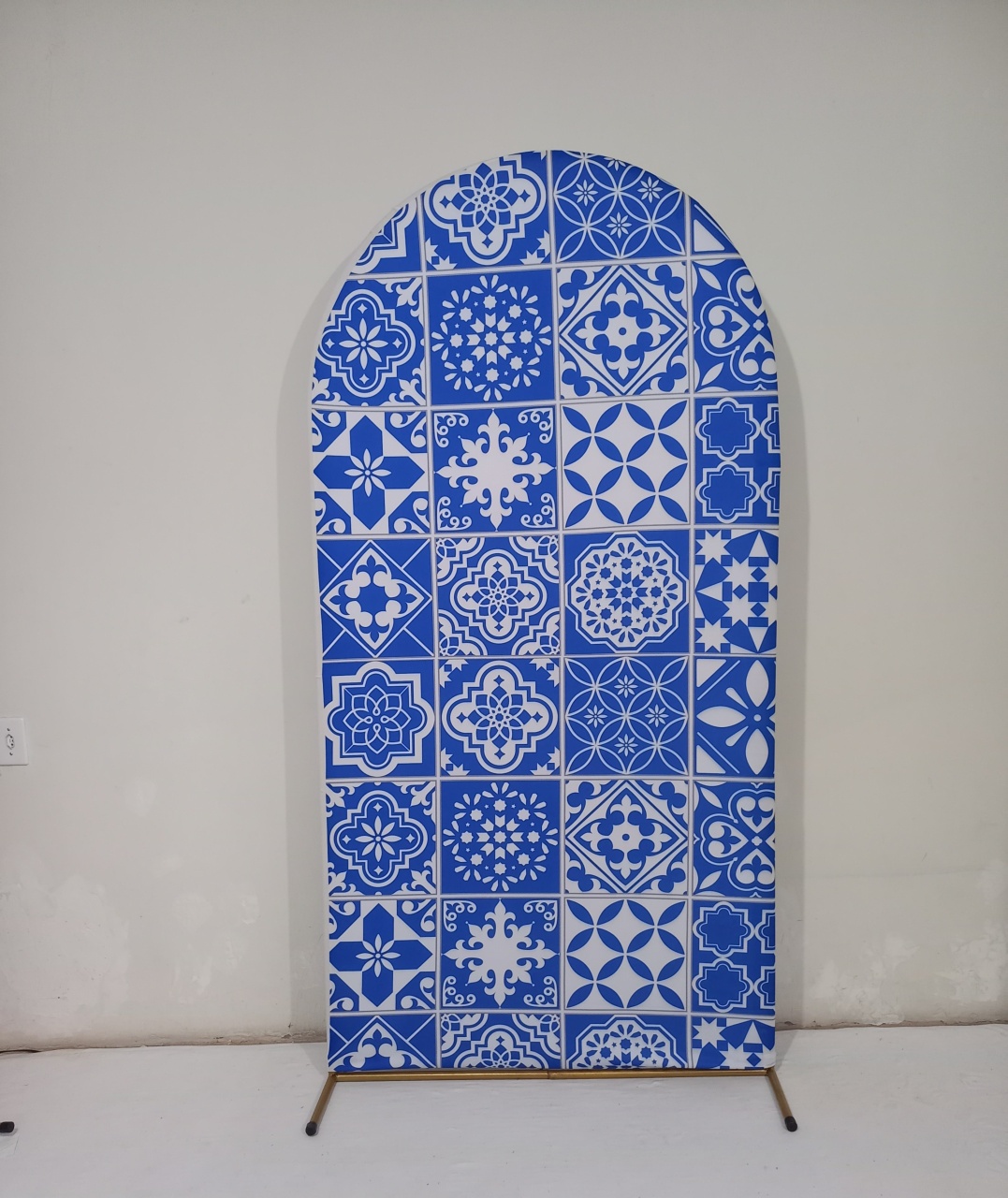Painel Romano Tema Azulejo Português  - Olivete Filgueira