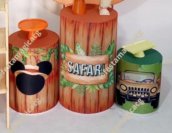 Cilindro Mickey Safari - Olivete Filgueira