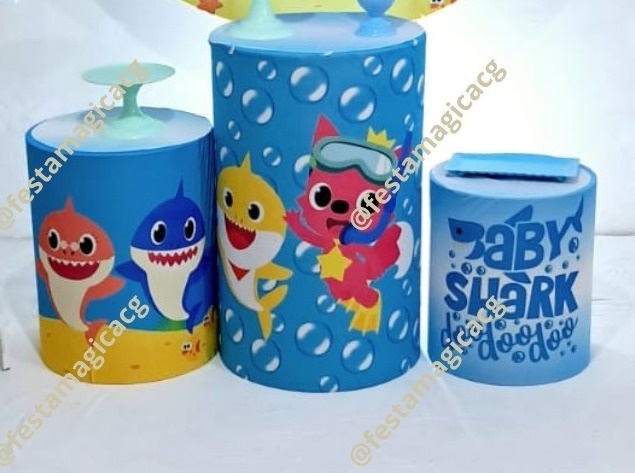 Cilindro  Baby Shark - Olivete Filgueira