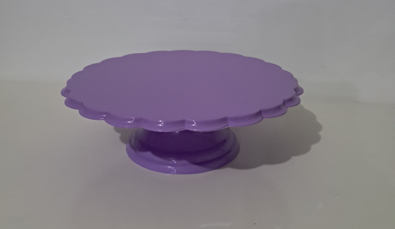 Bandeja Flor Lilas - Olivete Filgueira