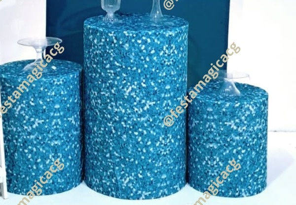 Cilindro Glitter Verde Agua - Olivete Filgueira