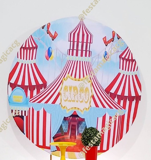 Painel Circo Elefante - Olivete Filgueira