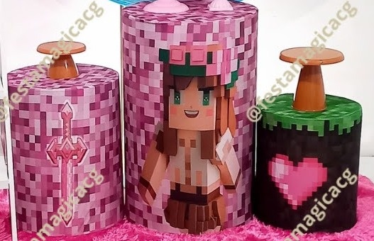 Cilindro Minecraft Feminino - Olivete Filgueira