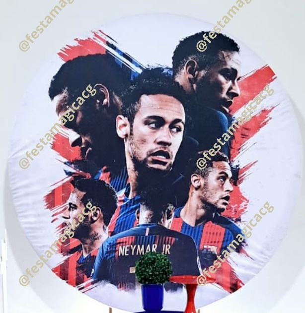 Capa Painel Redondo Neymar - Olivete Filgueira