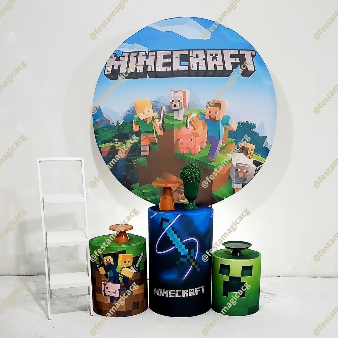 Kmini Minecraft Masculino 1  - Olivete Filgueira