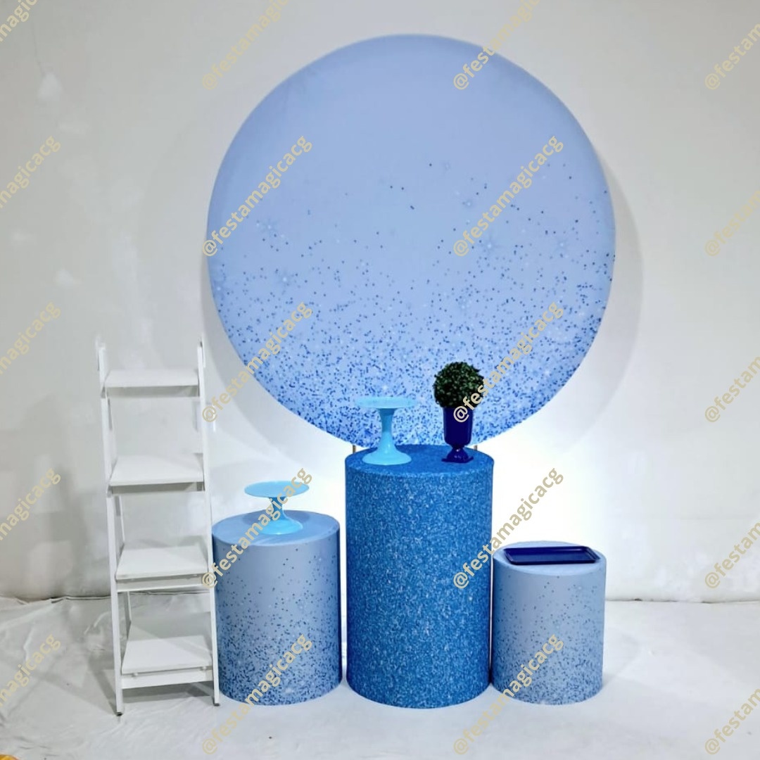 K1 Azul Glitter  - Olivete Filgueira
