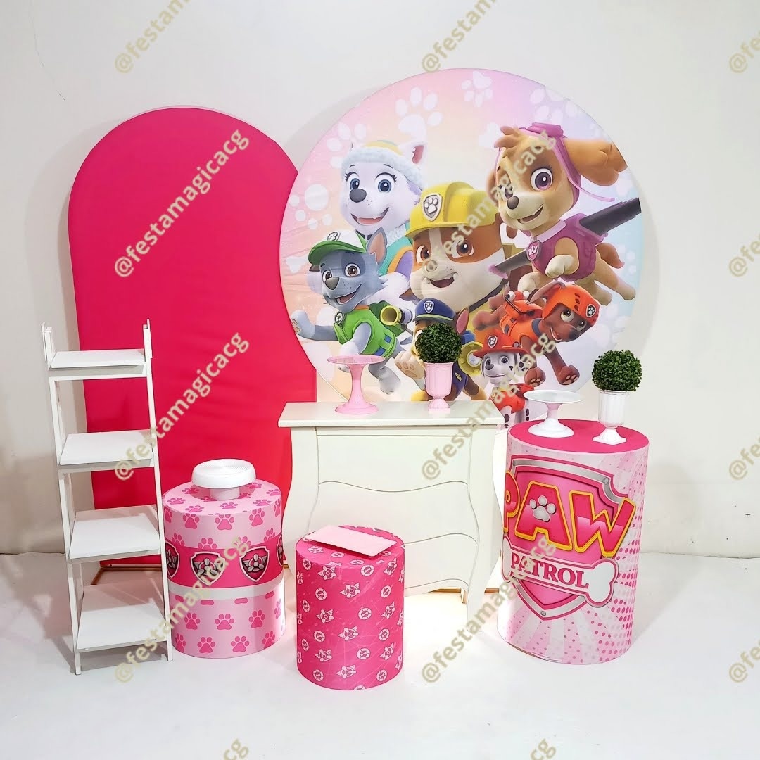 K3 Patrulha Canina Rosa - Olivete Filgueira