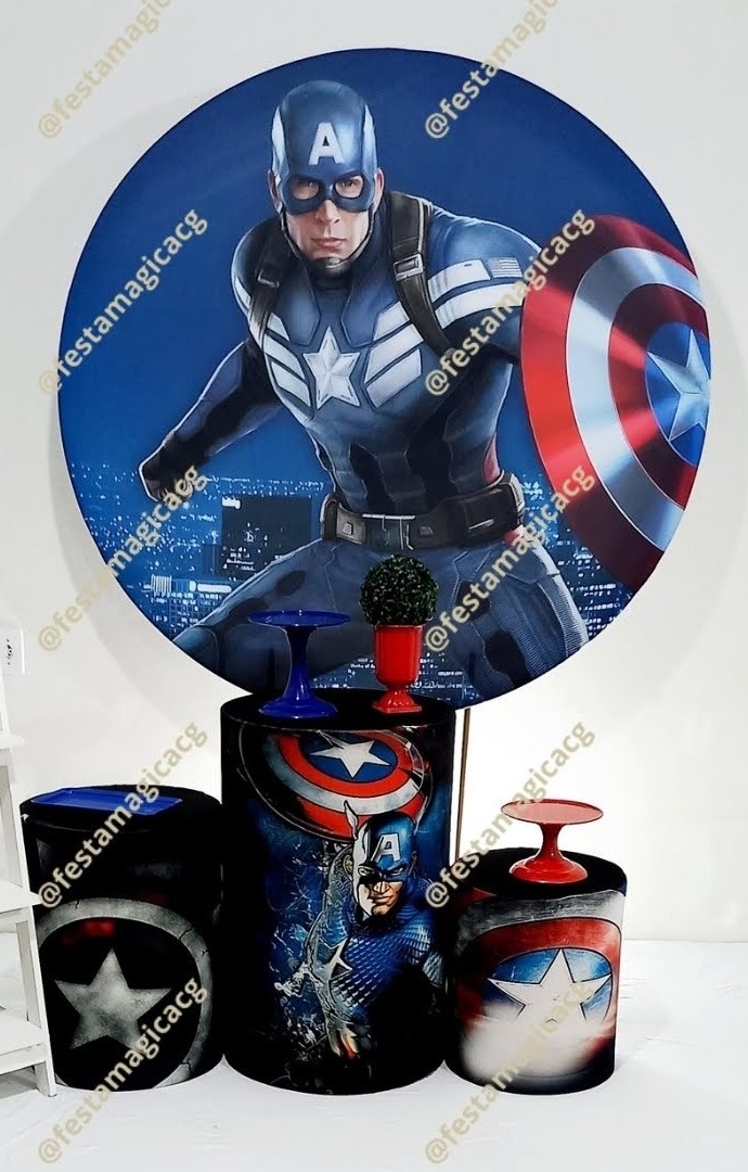 Kmini Capitão America  - Olivete Filgueira
