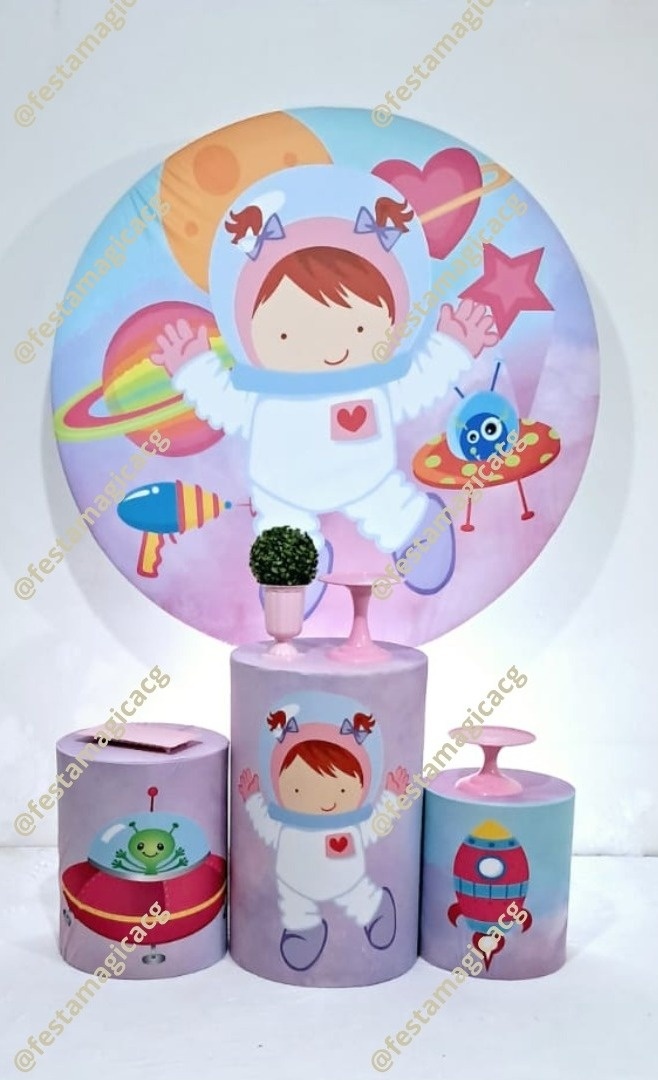 Kmini Astronauta Baby Feminino    - Olivete Filgueira