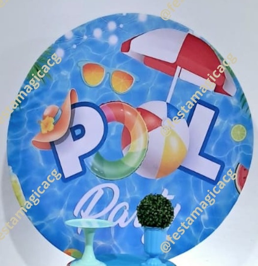 Painel Pool Party 1,20 - Olivete Filgueira