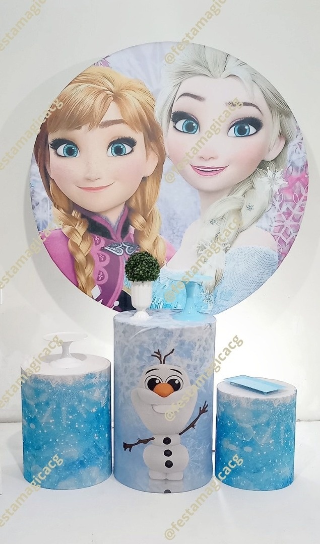Kmini Frozen Ana E Elsa  - Olivete Filgueira