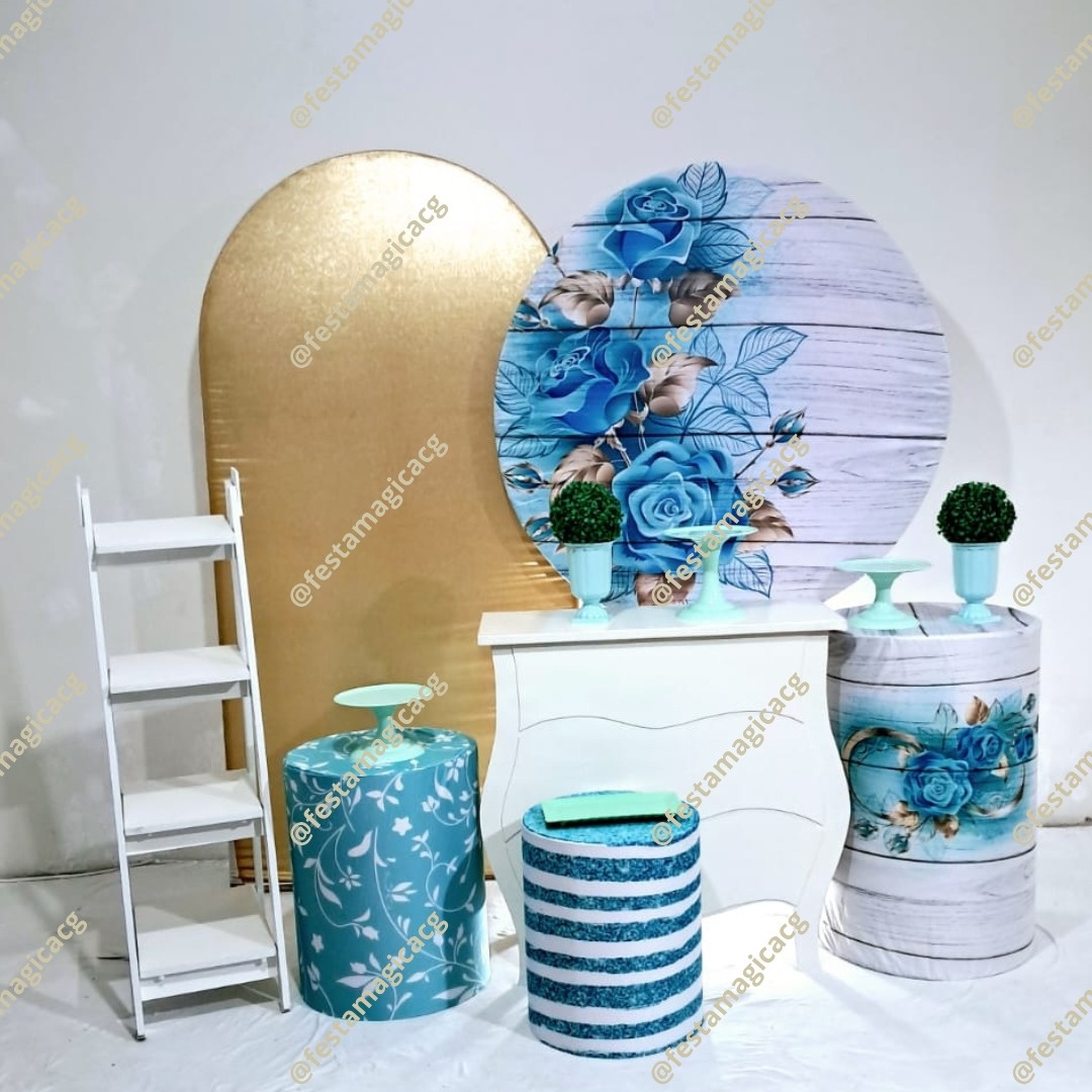 K3 Floral Verde  - Olivete Filgueira