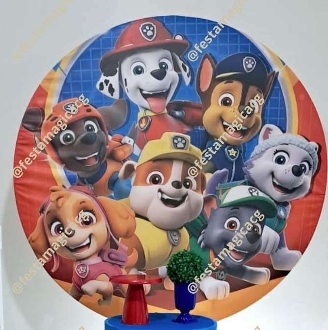 Painel Patrulha Canina 2  - Olivete Filgueira
