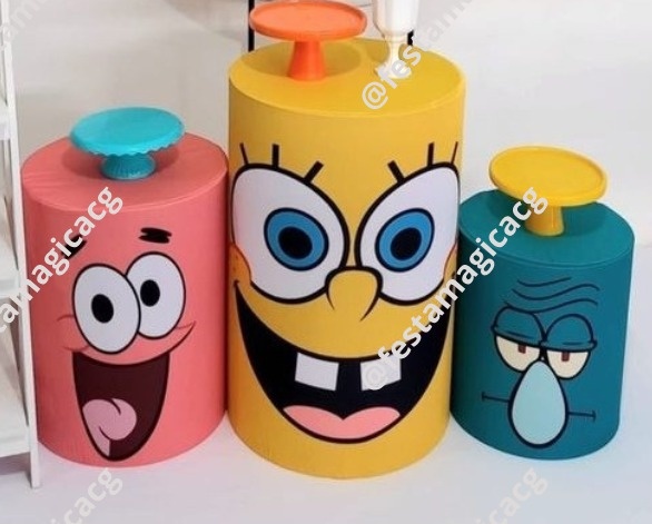 Cilindro Bob Esponja  - Olivete Filgueira