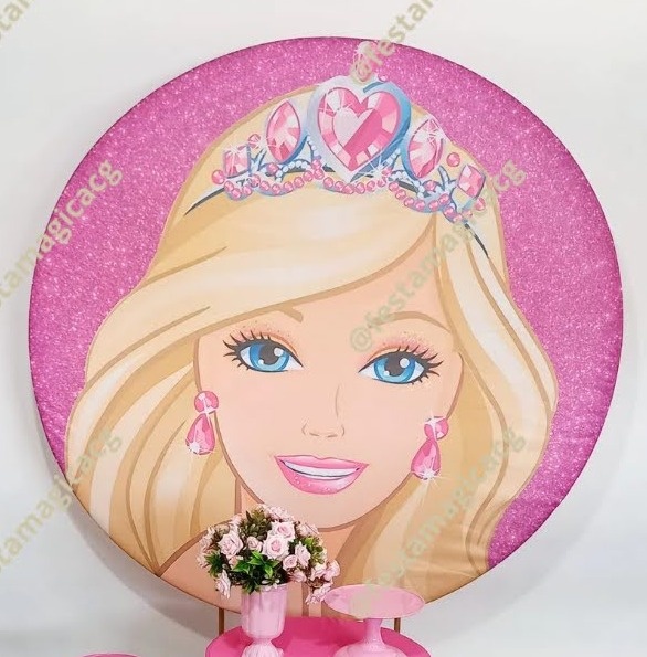 Painel Barbie 3 - Olivete Filgueira