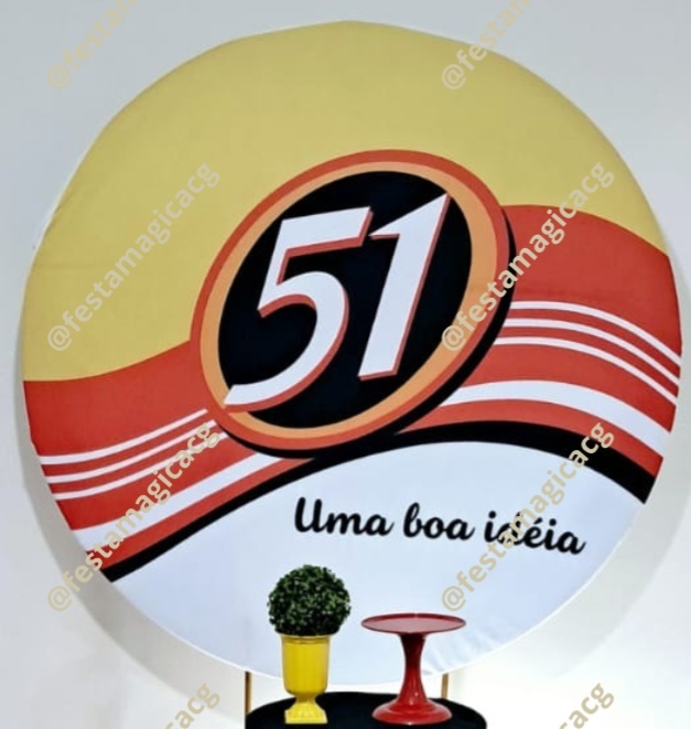 Capa Painel Redondo 51 Anos - Olivete Filgueira