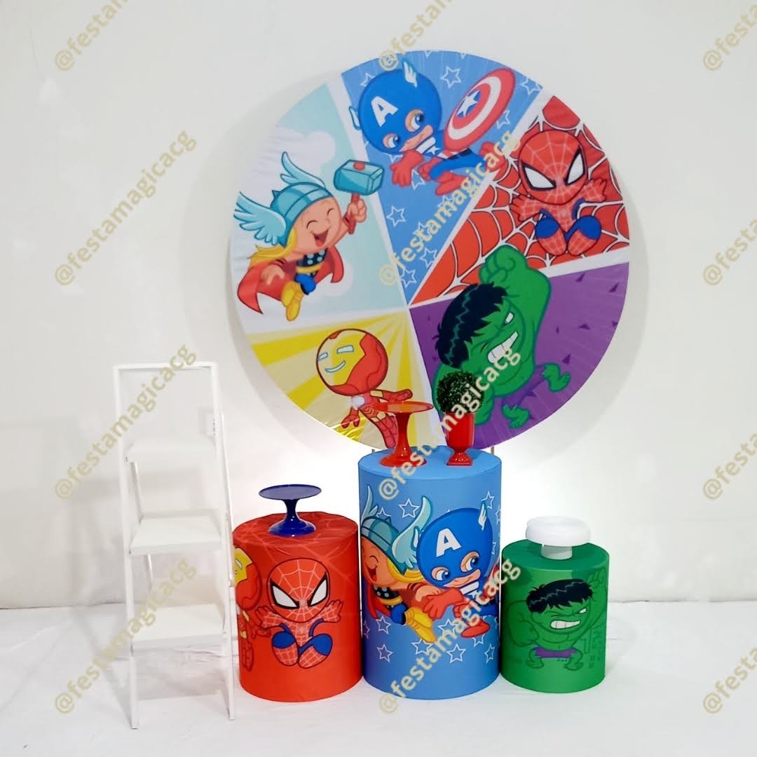 K1 Vingadores Colorido - Olivete Filgueira