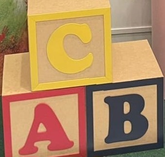 Trio de Cubos Abc - Olivete Filgueira