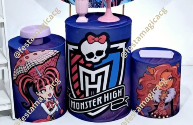 Capa Cilindros Monster High - Olivete Filgueira