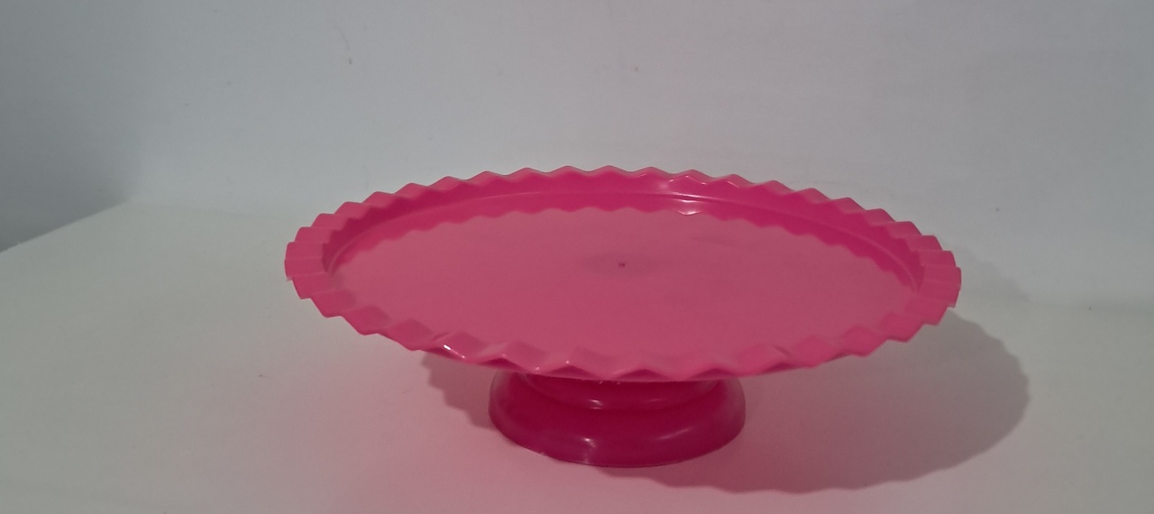 Bandeja Babado Baixo Pink Neon - Olivete Filgueira