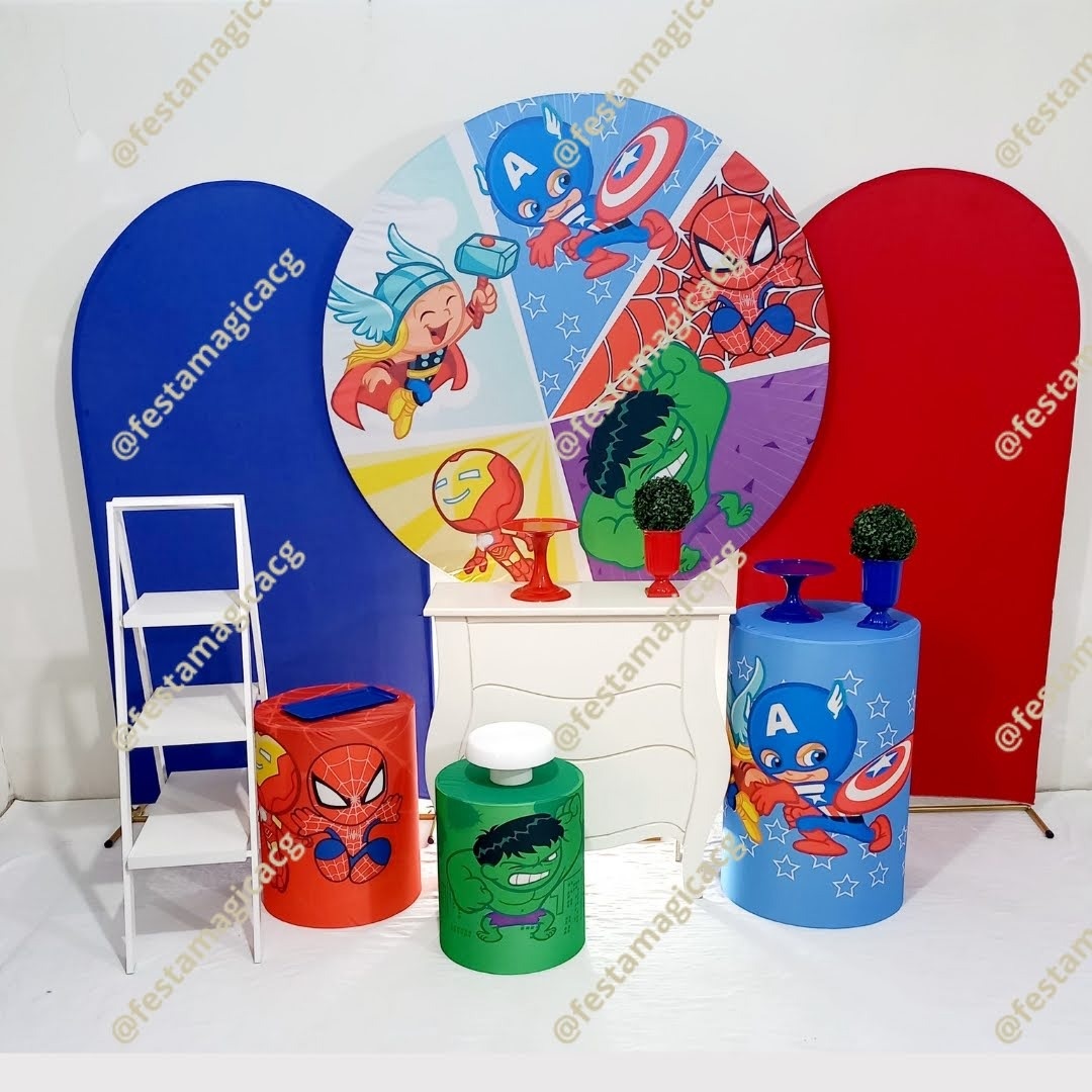 K4 Vingadores Colorido - Olivete Filgueira