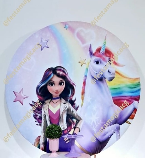 Painel Academia de Unicornios  - Olivete Filgueira