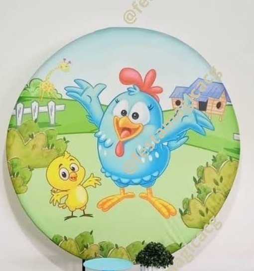 Painel Galinha Pintadinha - Olivete Filgueira