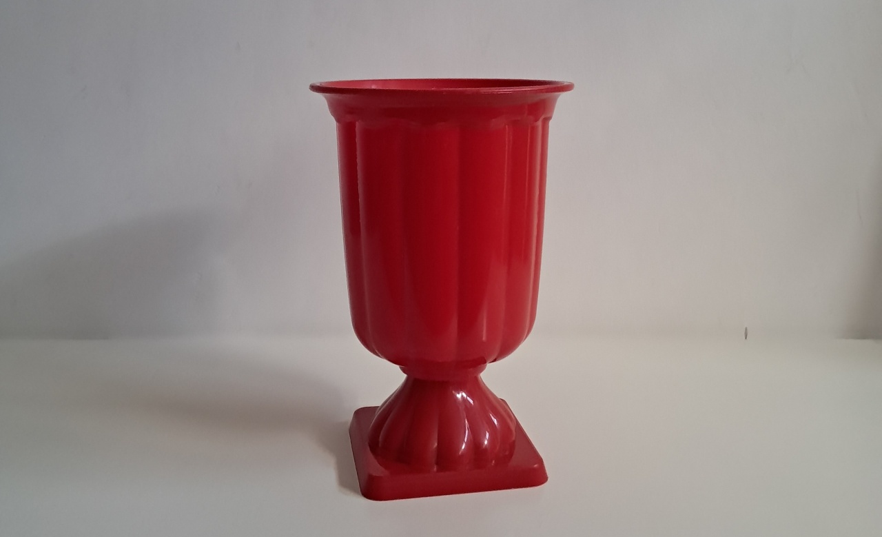 Vaso Grego Vermelho  - Olivete Filgueira
