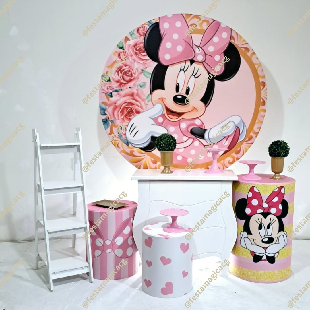 K2 Minnie Rosa E Dourado - Olivete Filgueira
