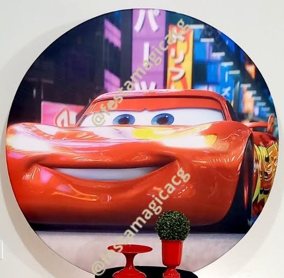 Painel Relâmpago Mcqueen - Olivete Filgueira