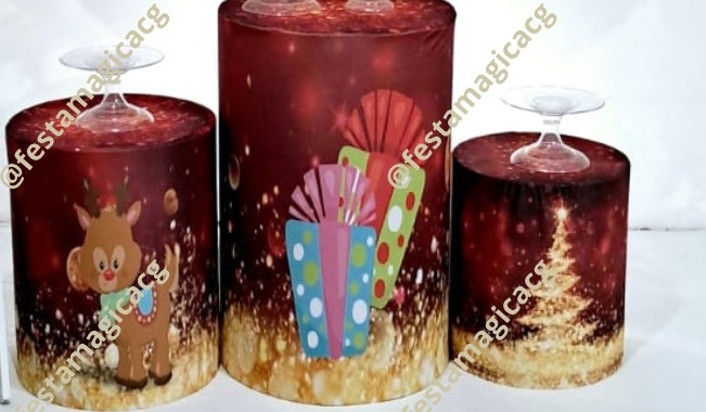 Capa Cilindro Papai Noel - Olivete Filgueira