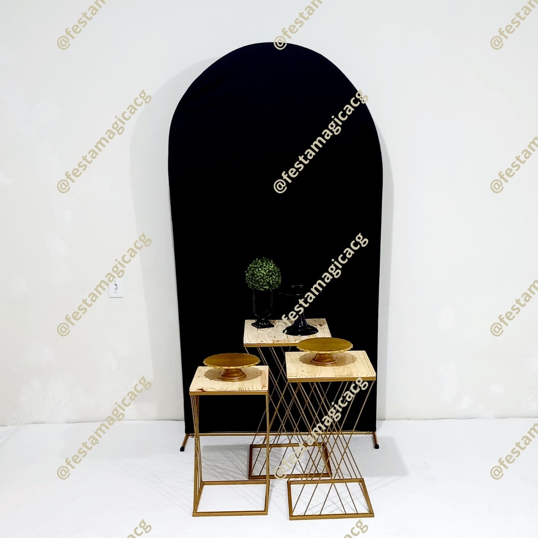 Kit Adulto Preto C/ Dourado   - Olivete Filgueira