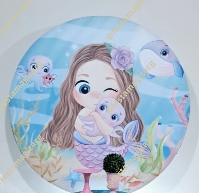 Painel Pequena Sereia - Olivete Filgueira