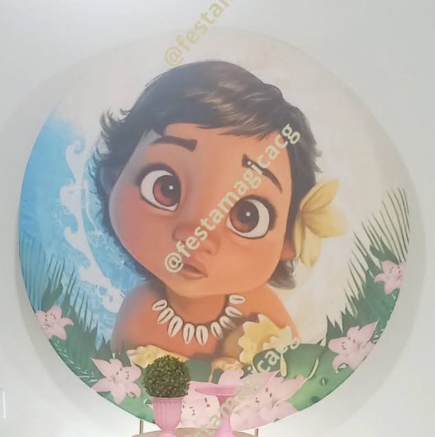 Painel Moana Baby - Olivete Filgueira