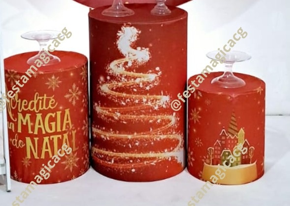 Capa Cilindro Feliz Natal 2  - Olivete Filgueira