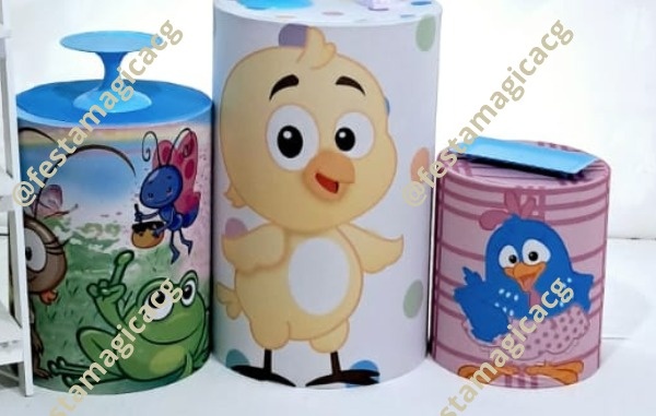 Cilindro Galinha Pintadinha Turma - Olivete Filgueira