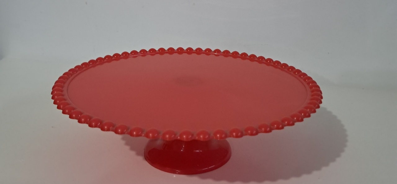 Bandeja Pérola Vermelho  - Olivete Filgueira