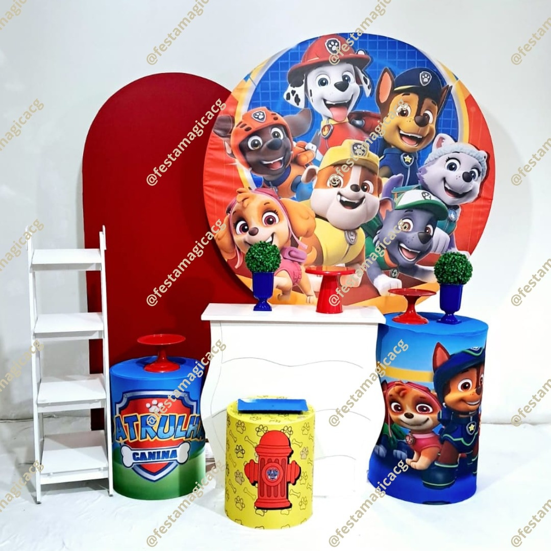 K3 Patrulha Canina 2 Vermelho - Olivete Filgueira
