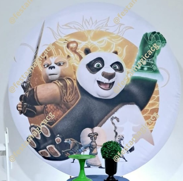 Capa Painel Kung Fu Panda - Olivete Filgueira