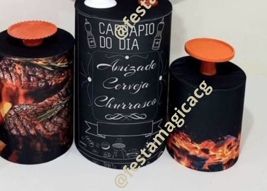 Cilindros Churrasco - Olivete Filgueira