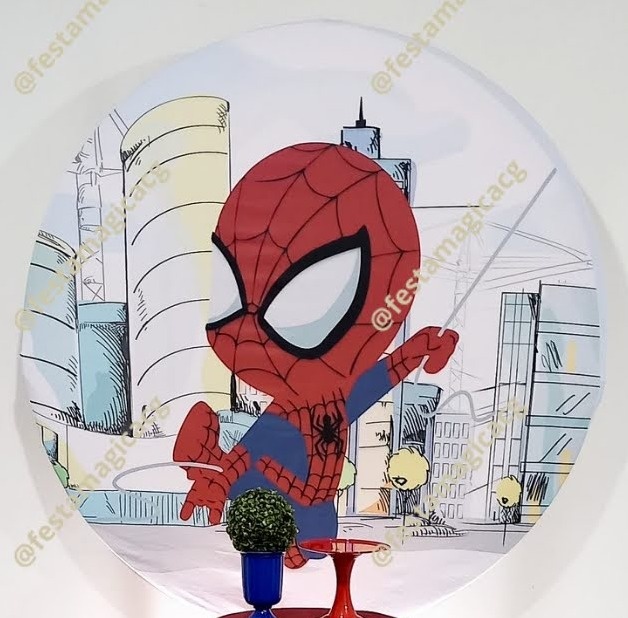 Capa Painel Homem Aranha Baby - Olivete Filgueira