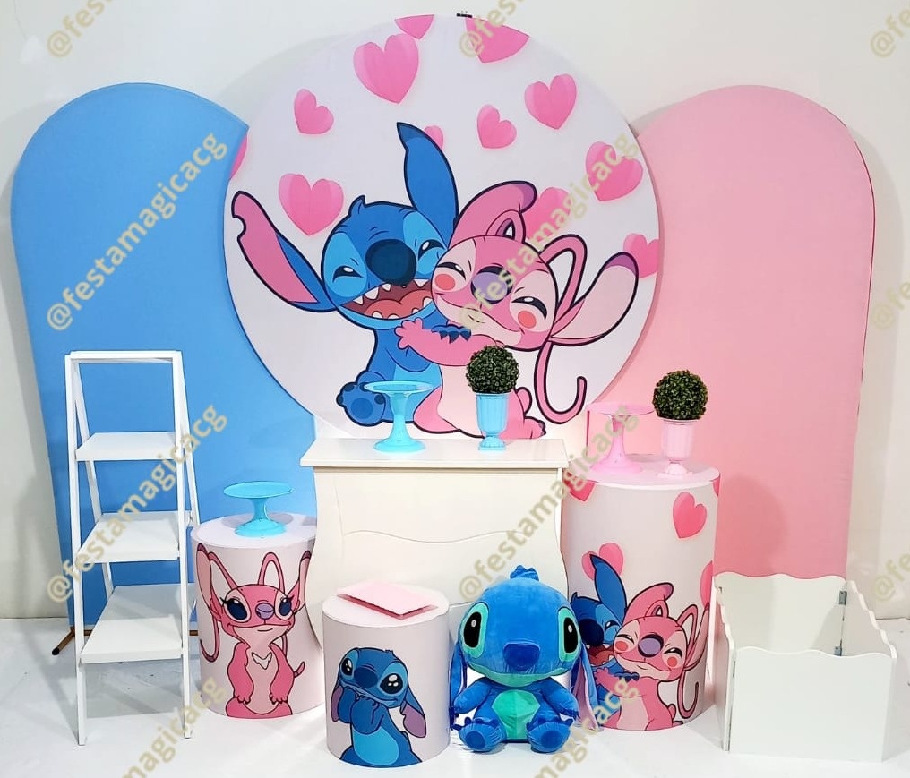 Kit 4 Stich E Angel 1 - Olivete Filgueira